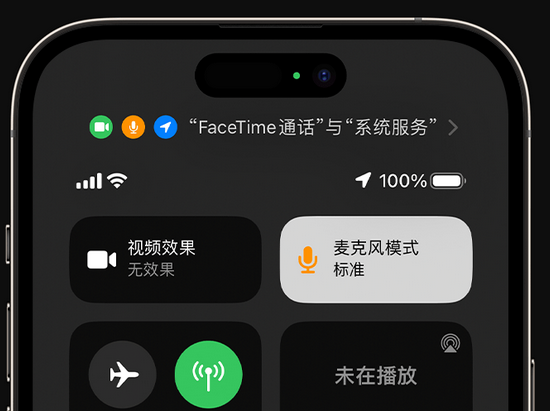 康县苹果授权维修网点分享iPhone在通话时让你的声音更清晰 